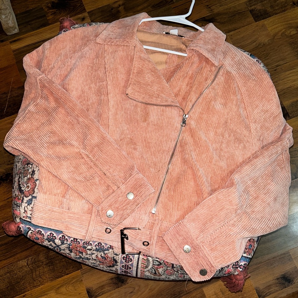 Corduroy Biker Jacket